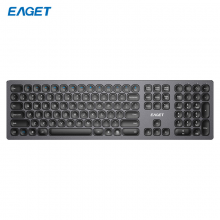 忆捷（EAGET）TYPE-C充电无线键盘鼠标套装静音剪刀脚薄膜轻薄简约无线键鼠套装YT02