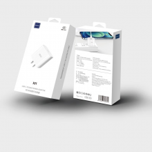 REAO乐奥X21PD30W快充充电器旅行充电器适用于苹果8-15系列手机 白色