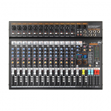 声彩谷模拟调音台 S-12H LCD彩屏可视多种功能内容 内置20种预调DSP效果器